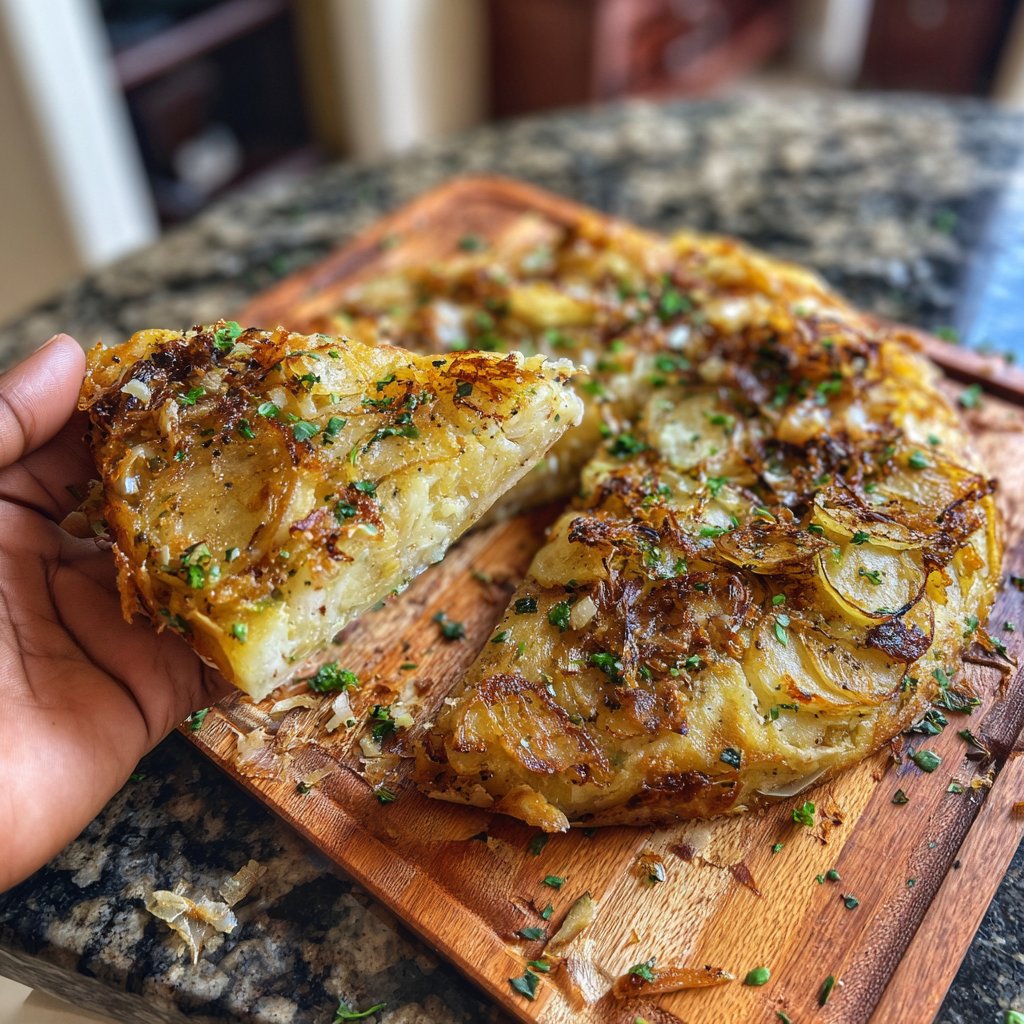 Rustic Airfryer Potato Galette