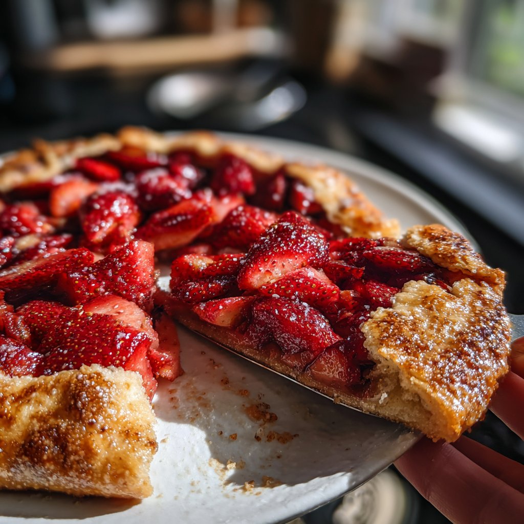 Fresh Strawberry Galette