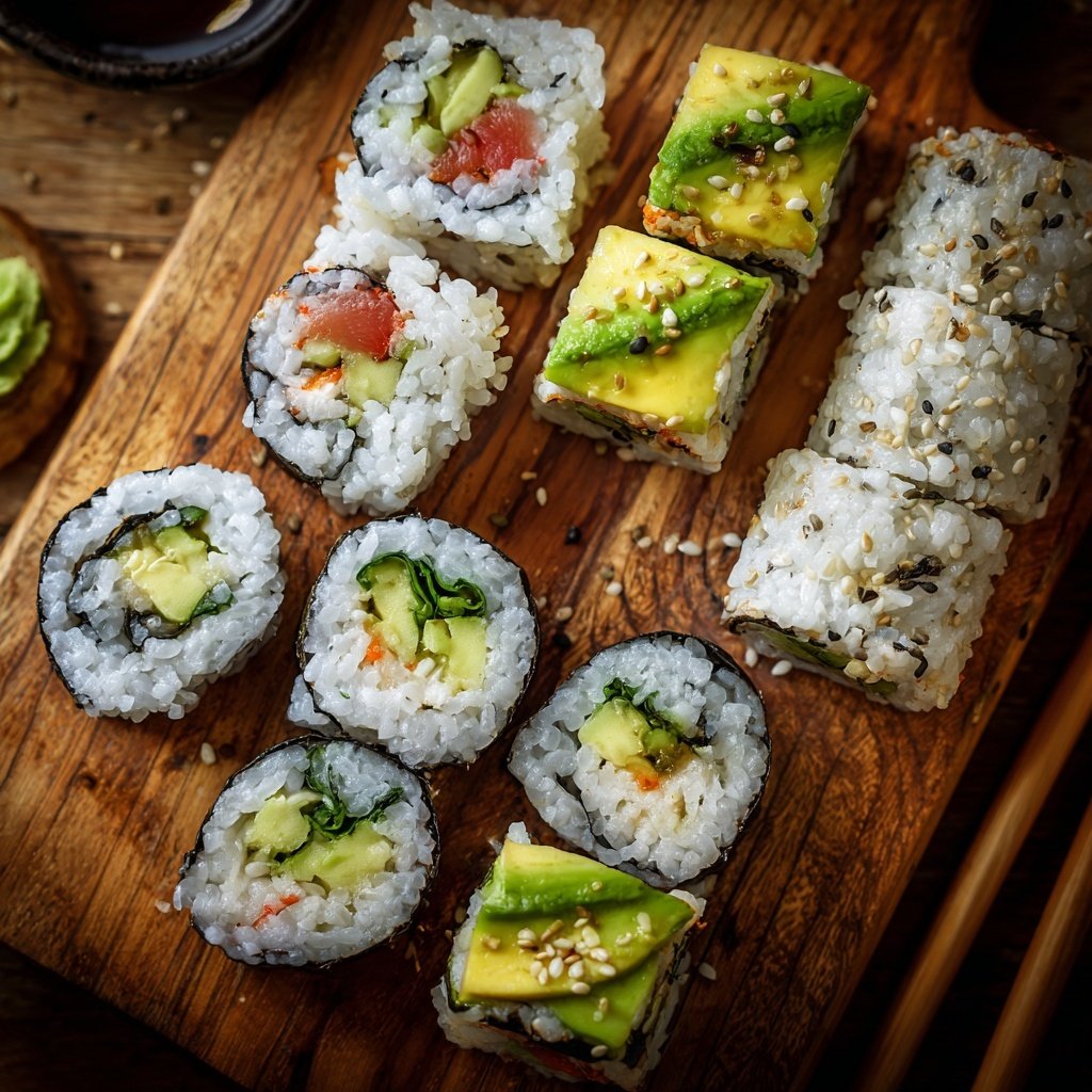 Global Japanese Sushi Rolls