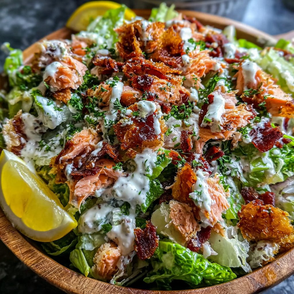 Salmon Caesar Salad Bowl