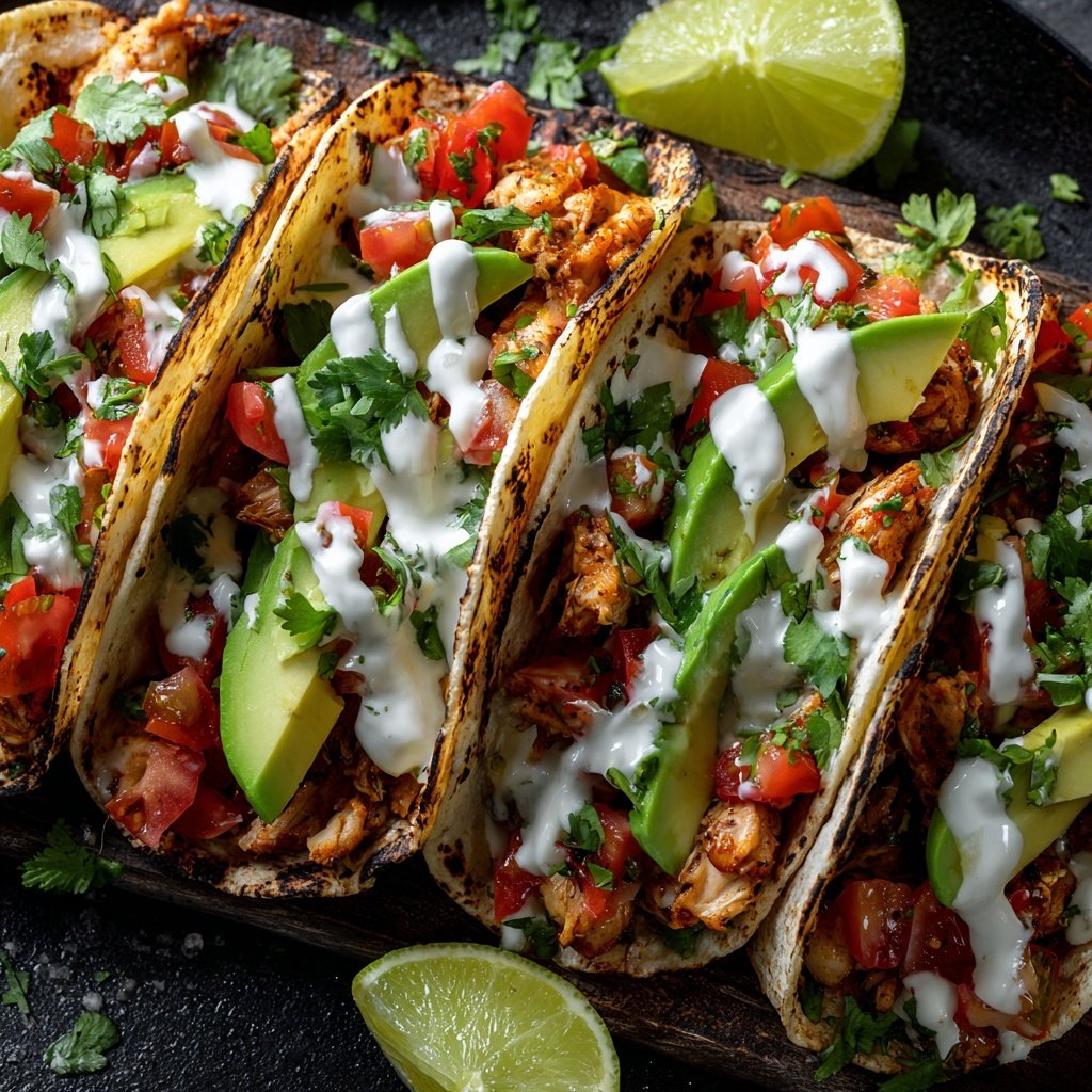 Global Mexican Chicken Tacos