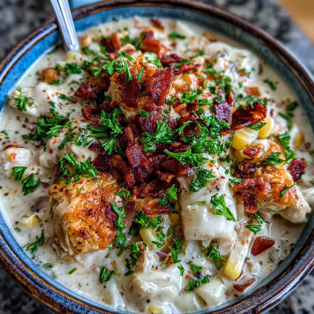 Savory Turkey and Corn Chowder