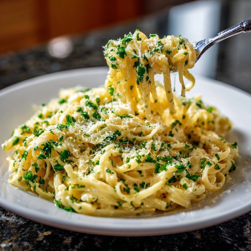 Quick Garlic Butter Pasta