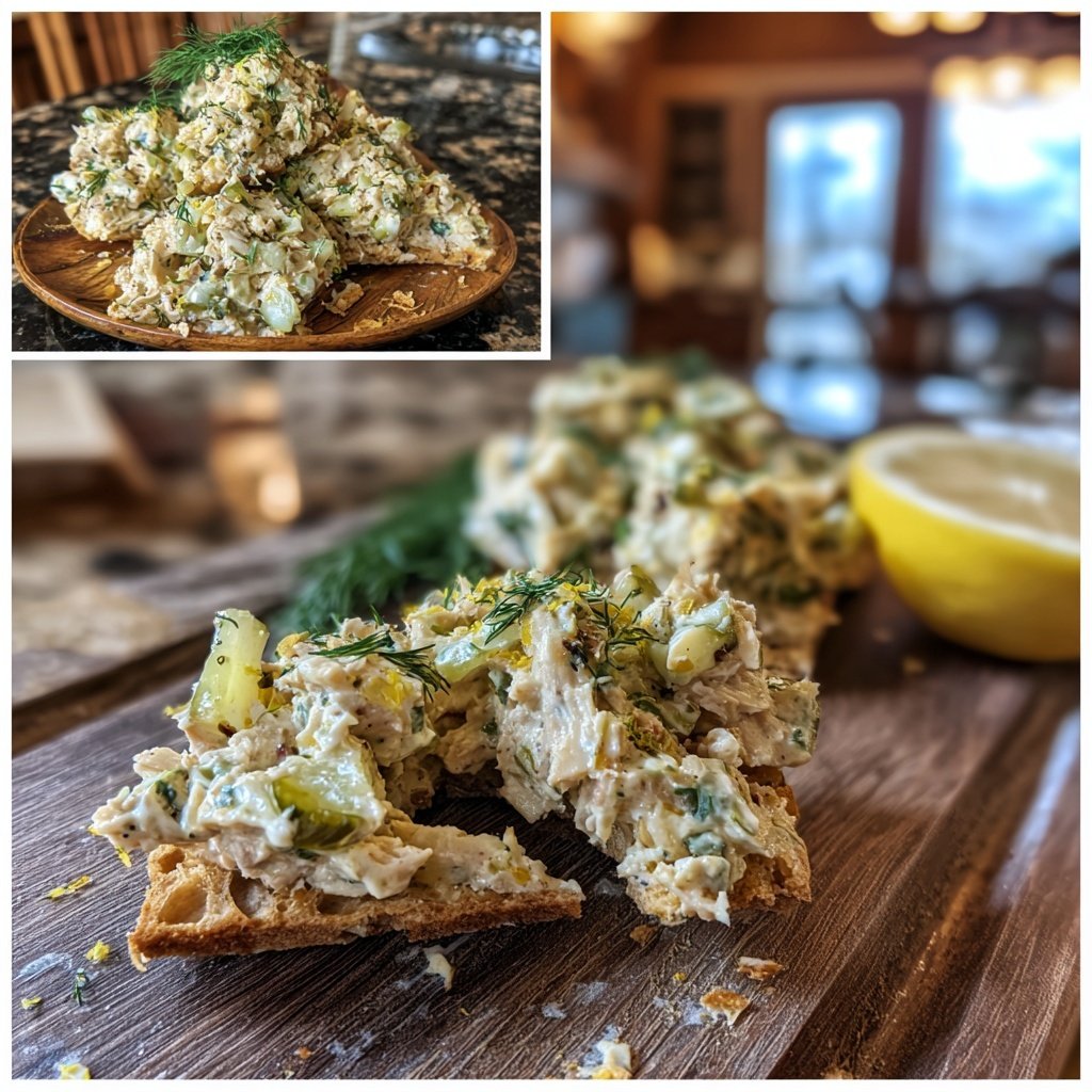 Lemon-Dill Tuna Salad Bites