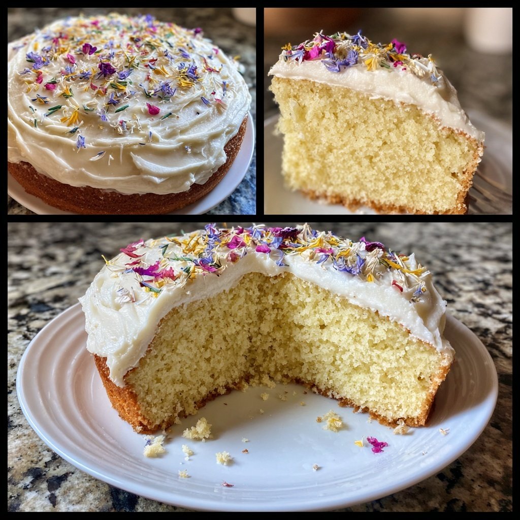 Dessert Vanilla Sponge Cake
