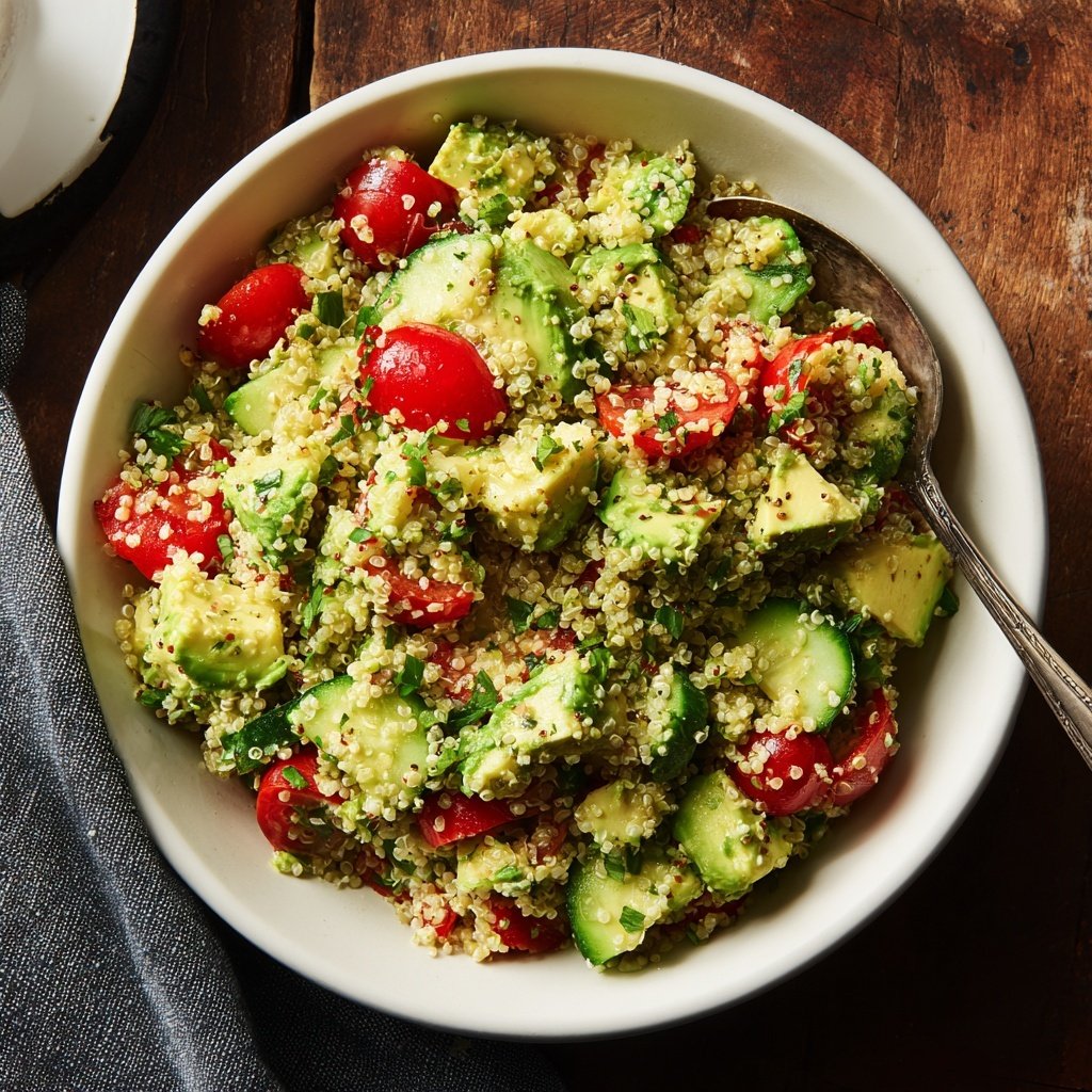 Healthy Avocado Quinoa Salad
